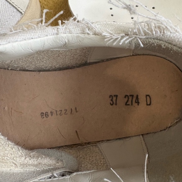 Golden Goose White and Green Star Sneakers - Picture 6 of 13